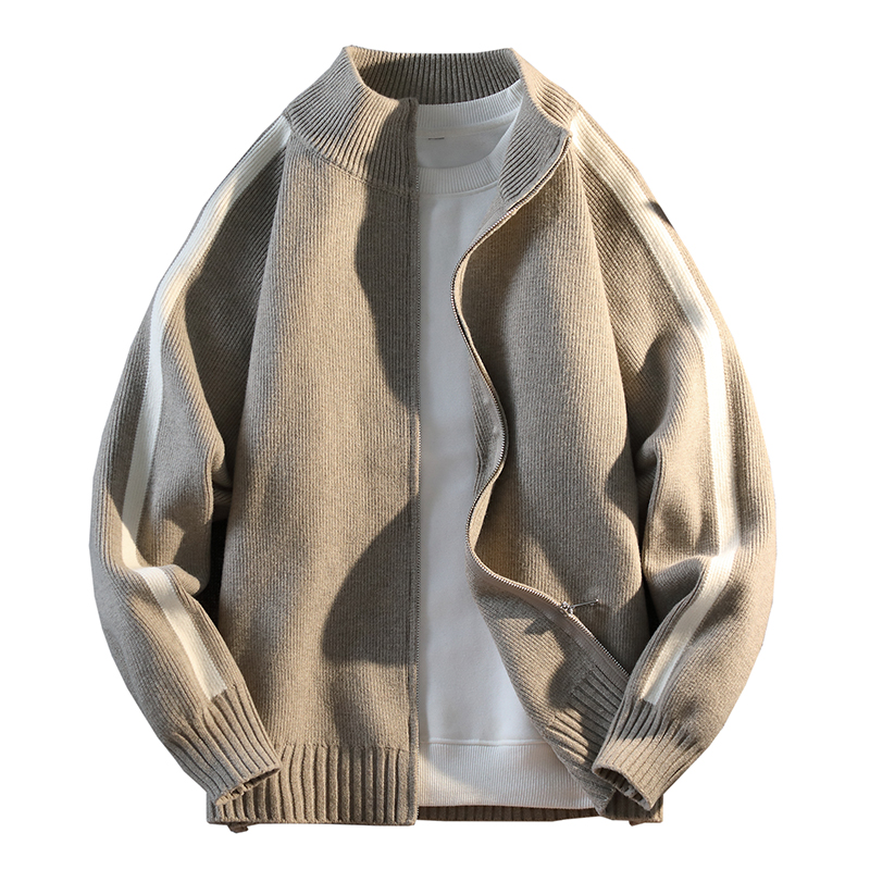 Men'S Fashion Zip Sweater - Trendy Men's Fashion Cardigan Sweater Jacket