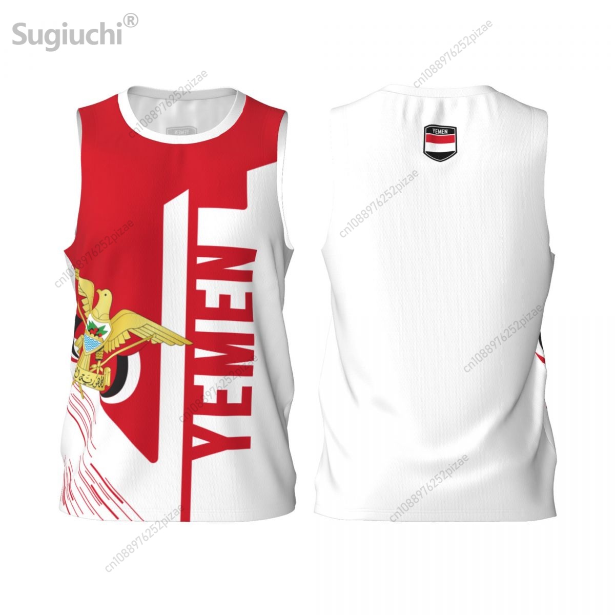 Men'S Fashion Names - Custom Name Number YEMEN 3D Flag