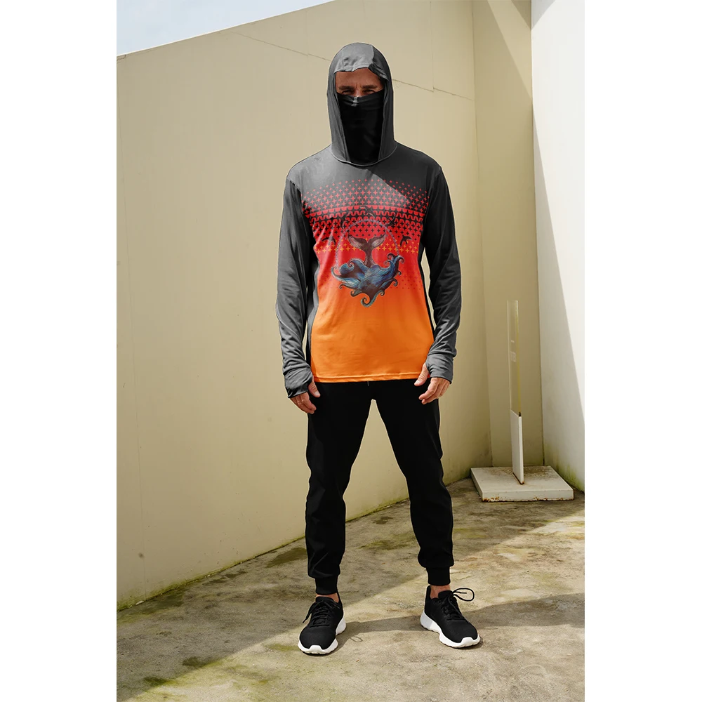Men'S Fashion T Shirts - Fishing Shirts Men Sun Protection Hoodie