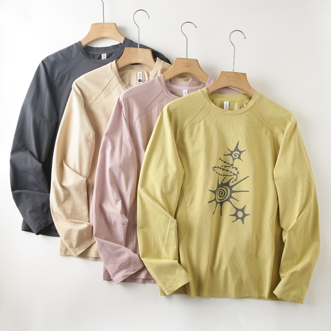 Men'S Fashion T Shirts - Unisex High-Stretch Breathable Long-Sleeve T-Shirt –