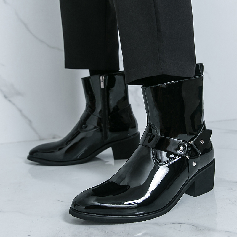 Men'S Fashion For Wedding - Autumn Brand High Heels Chelsea Men's