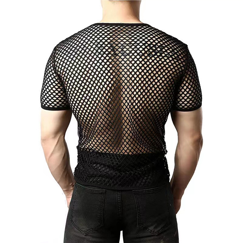 Sexy Hollow Out Mens Black Fis - Men'S Fashion Night Out review and price