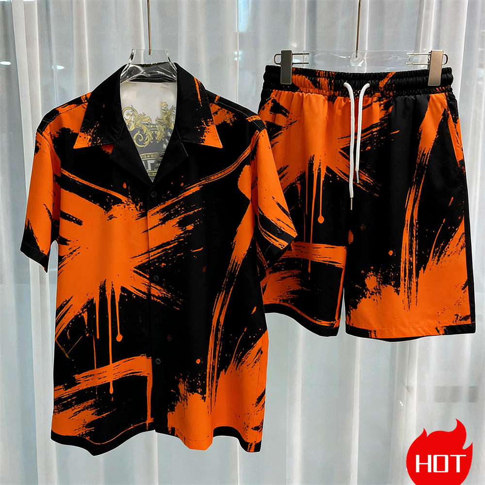 Digital printed men's set fash - Men'S Fashion Y2K review and price