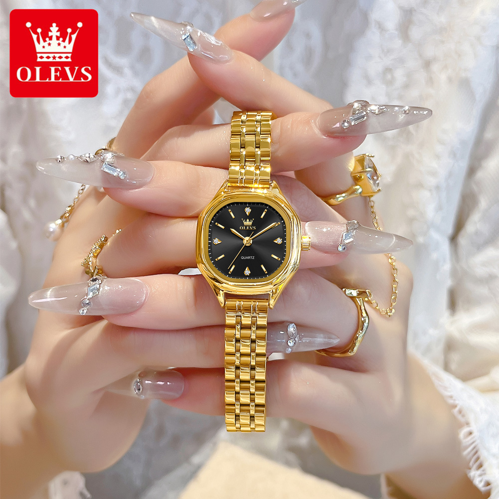 OLEVS 5888 Ladies Watches Gold - Men'S Fashion Box review and price