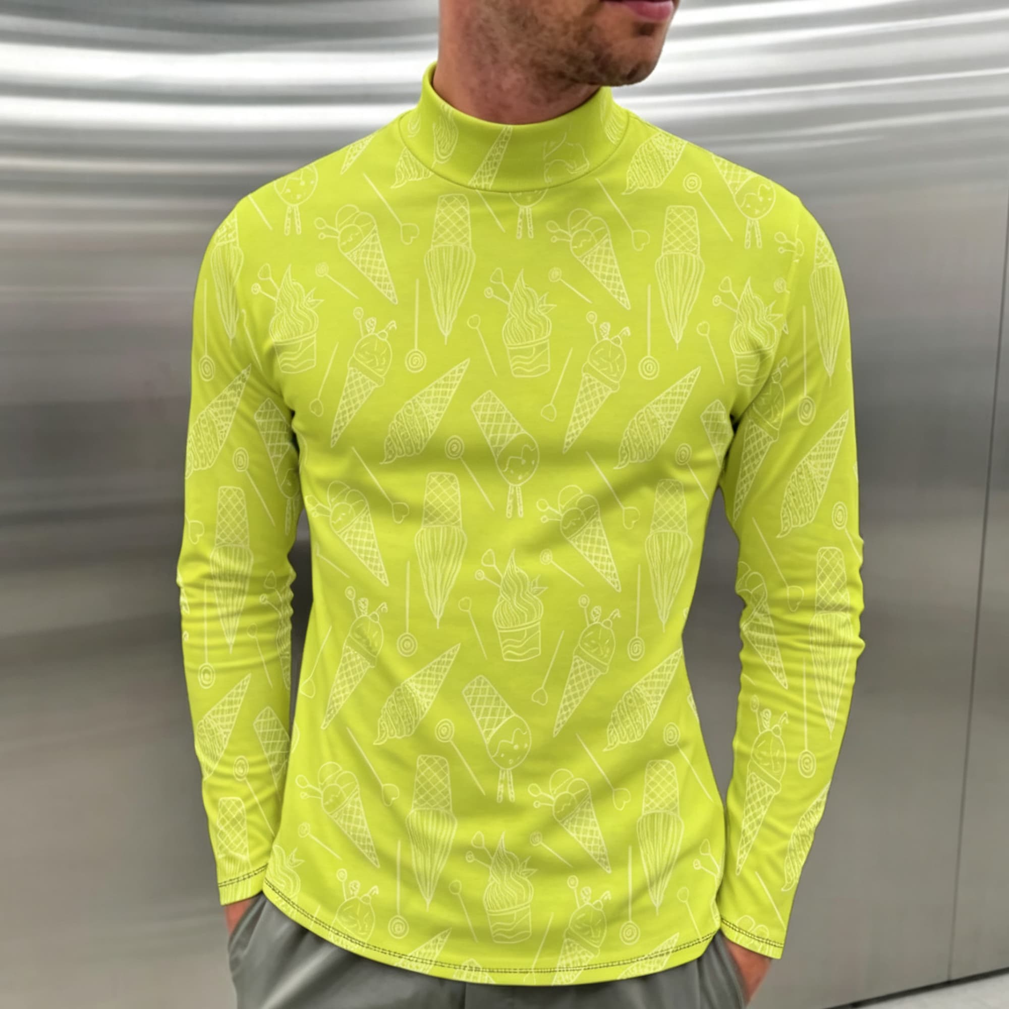 Novelty Dessert Graphic Men Mo - Mens Fashion Trend review and price