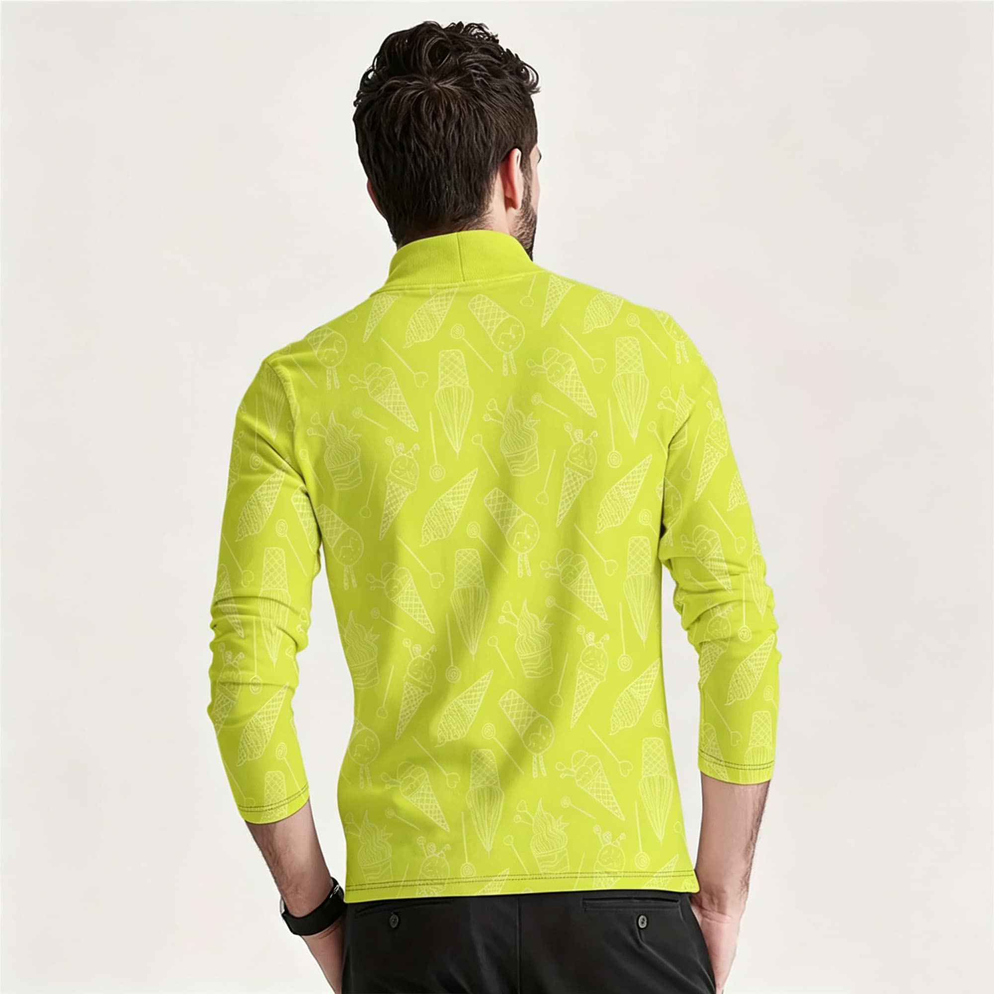 Novelty Dessert Graphic Men Mo - Mens Fashion Trend review and price