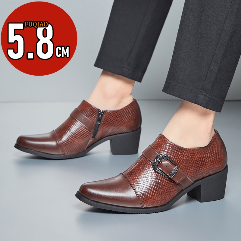 Vintage Style Men's High Heel  - Men'S Fashion For Wedding review and price
