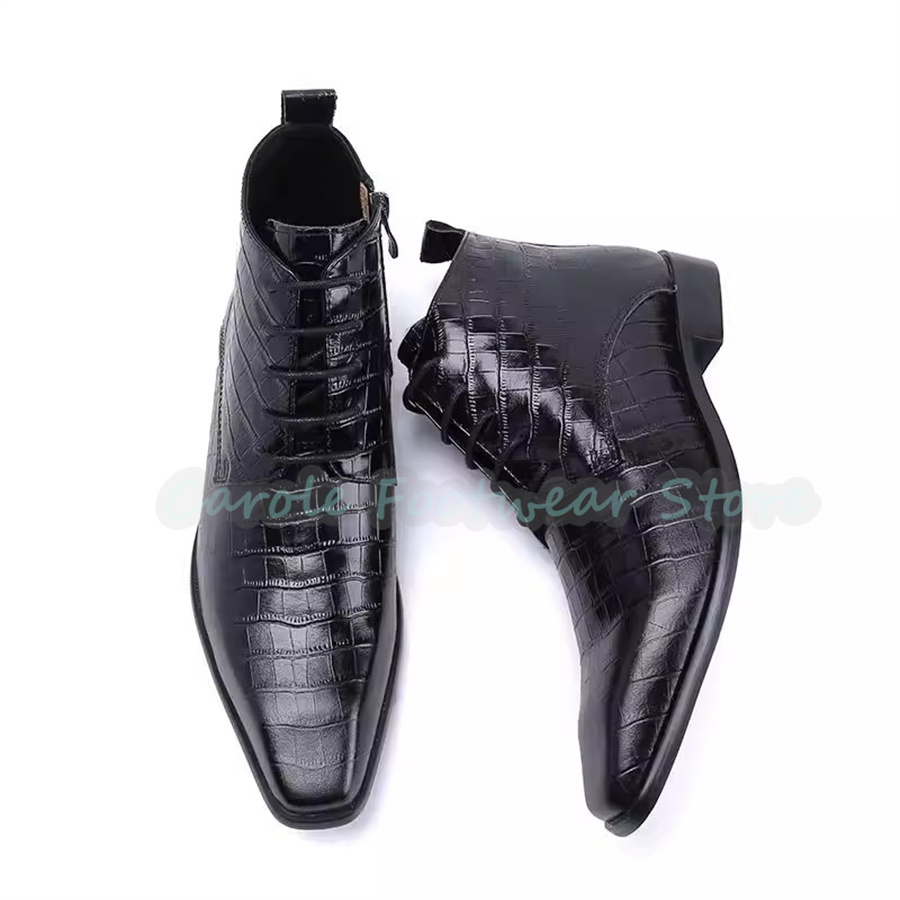 Fashion Genuine Leather Ankle  - Men'S Fashion For Wedding review and price