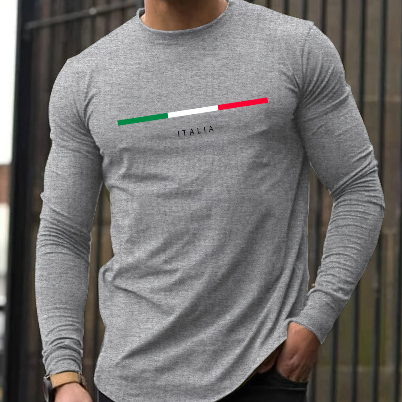 100% pure cotton men's long sl - Men'S Fashion T Shirts review and price