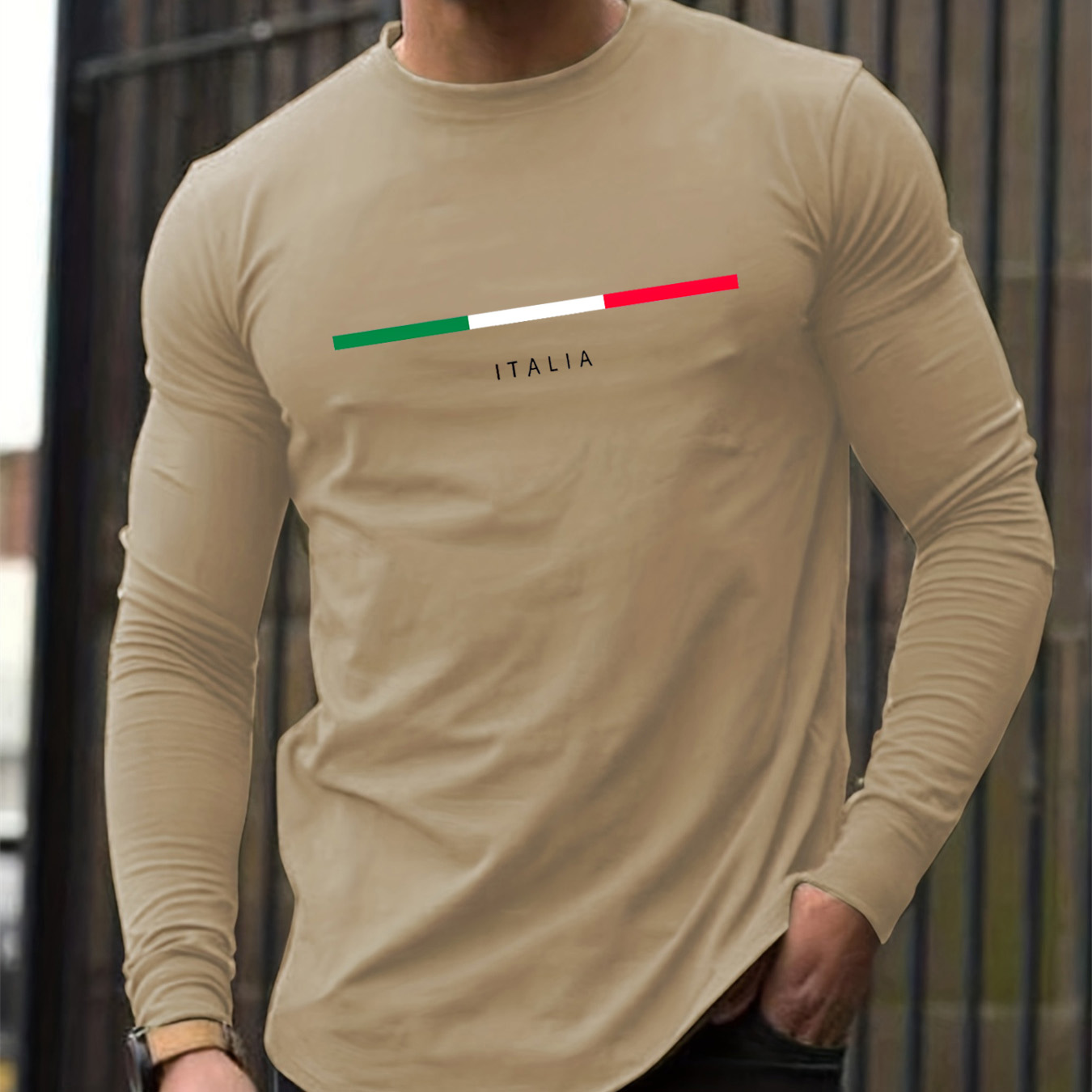 100% pure cotton men's long sl - Men'S Fashion T Shirts review and price