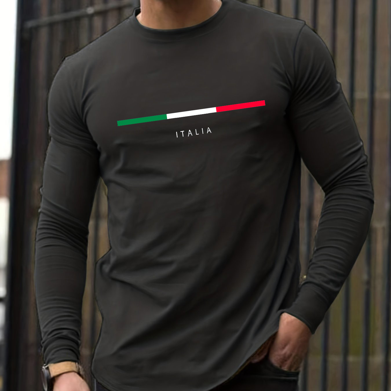 100% pure cotton men's long sl - Men'S Fashion T Shirts review and price