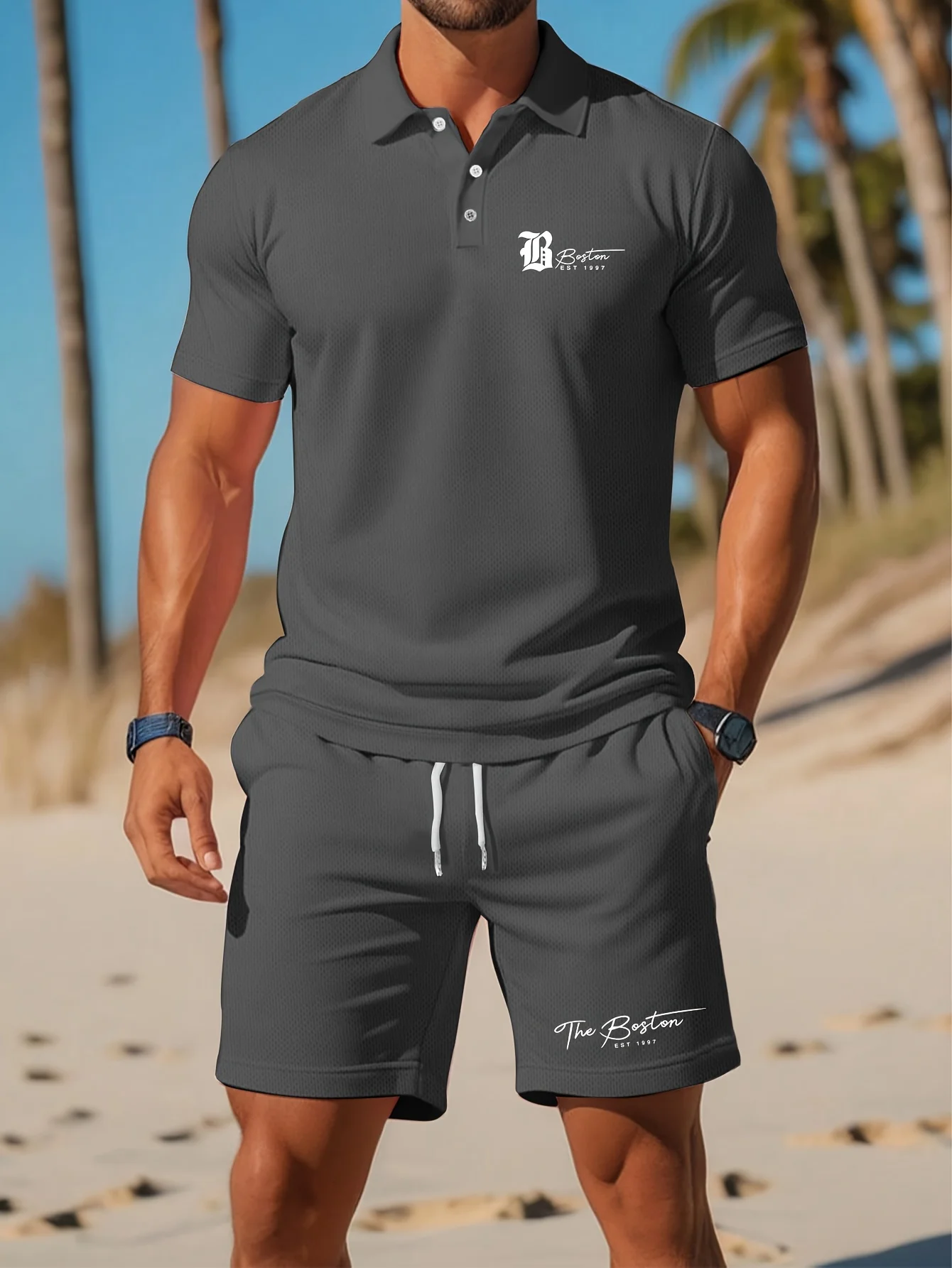 Summer New Men's Polo Shirt Se - Mens Fashion Trend review and price
