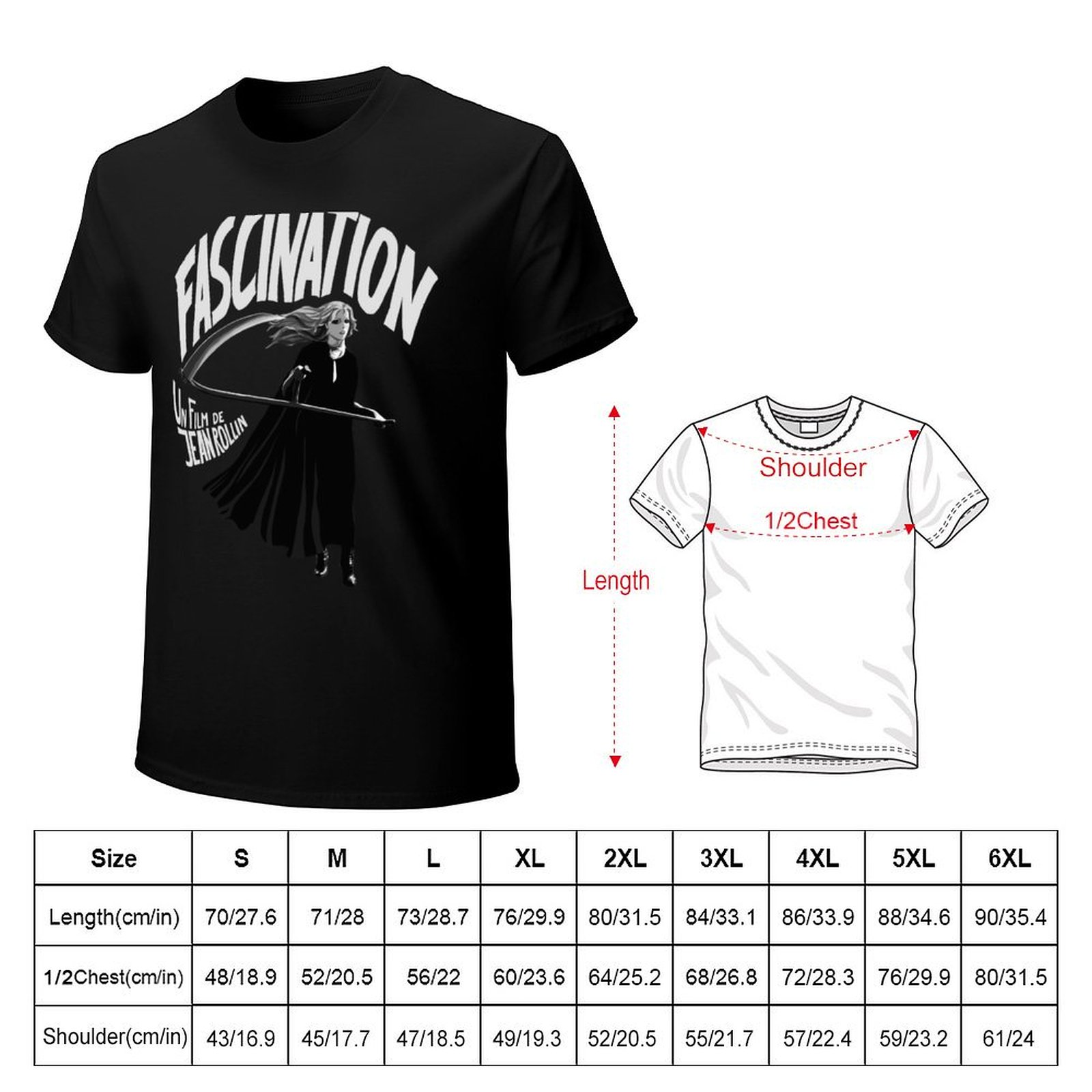 Fascination Jean Rollin T-Shir - Jeans Shirt Fashion For Men review and price