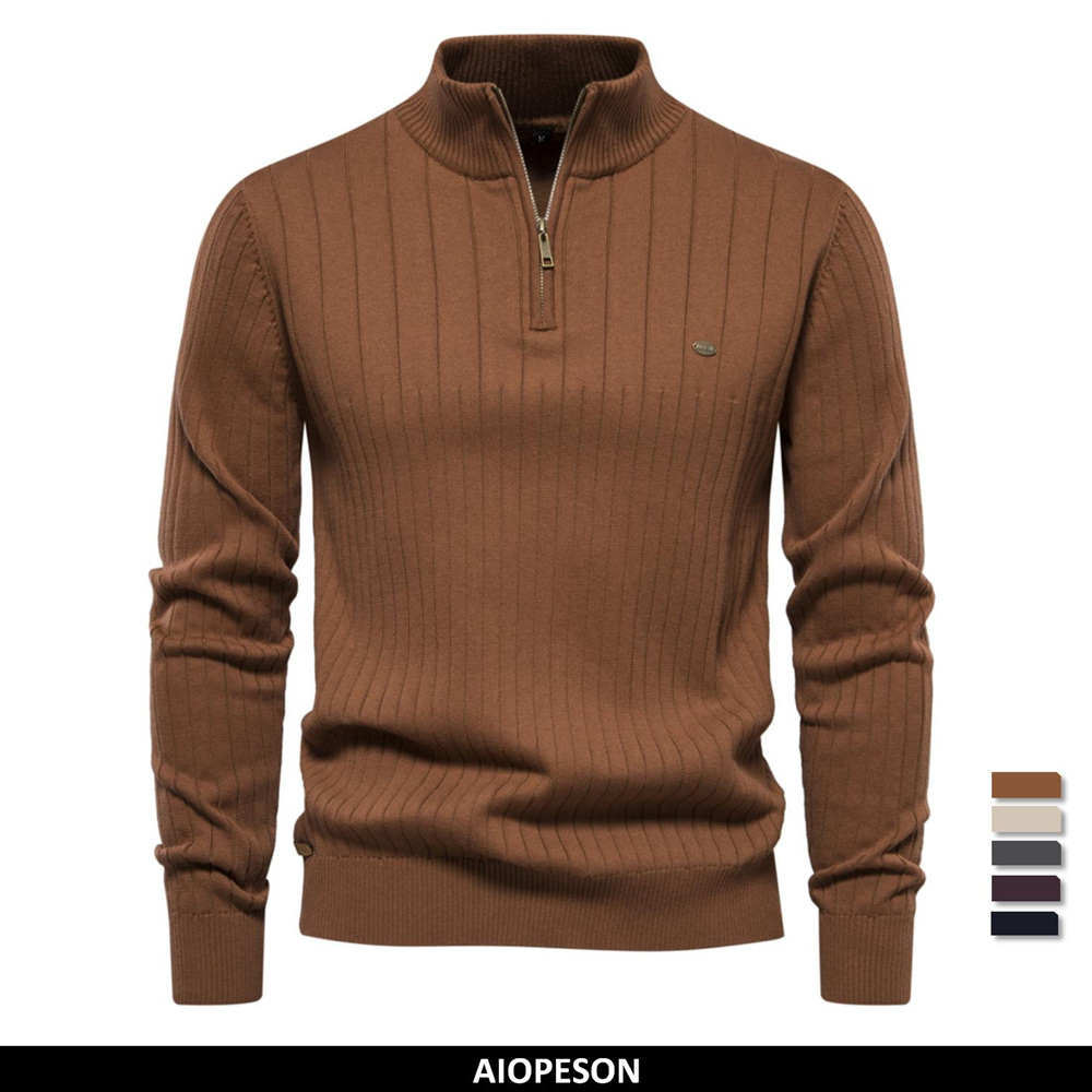 2023 New Autumn Zipper Pullove - Men'S Fashion Zip Sweater review and price