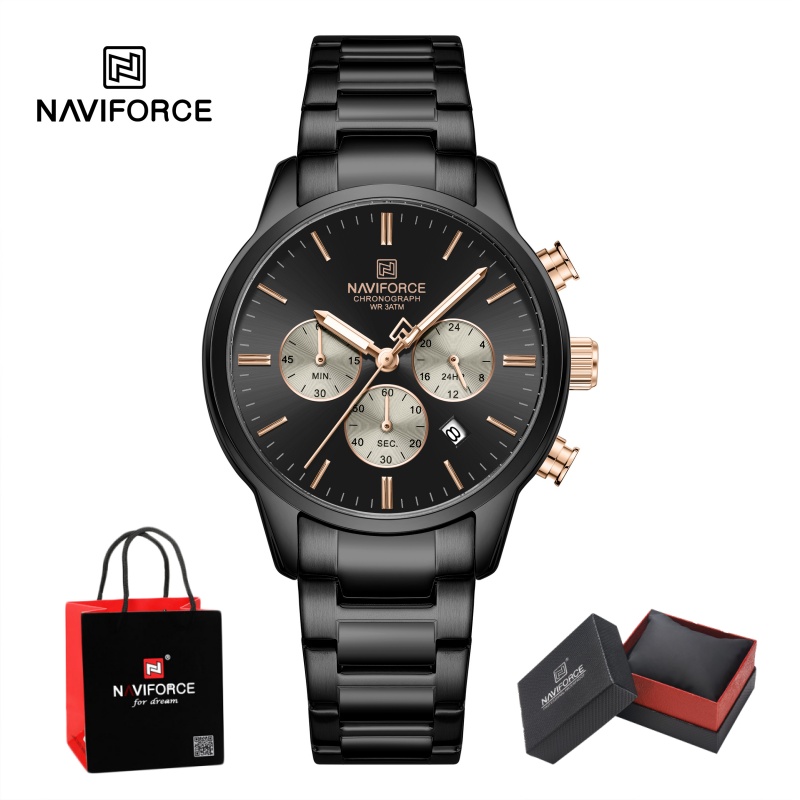 NAVIFORCE Men Quartz Chronogra - Men'S Fashion Box review and price