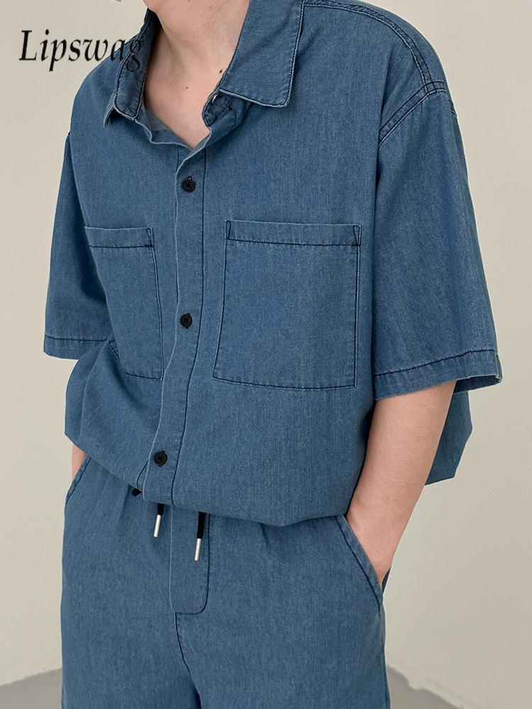 Streetwear Vintage Mens Jean T - Jeans Shirt Fashion For Men review and price