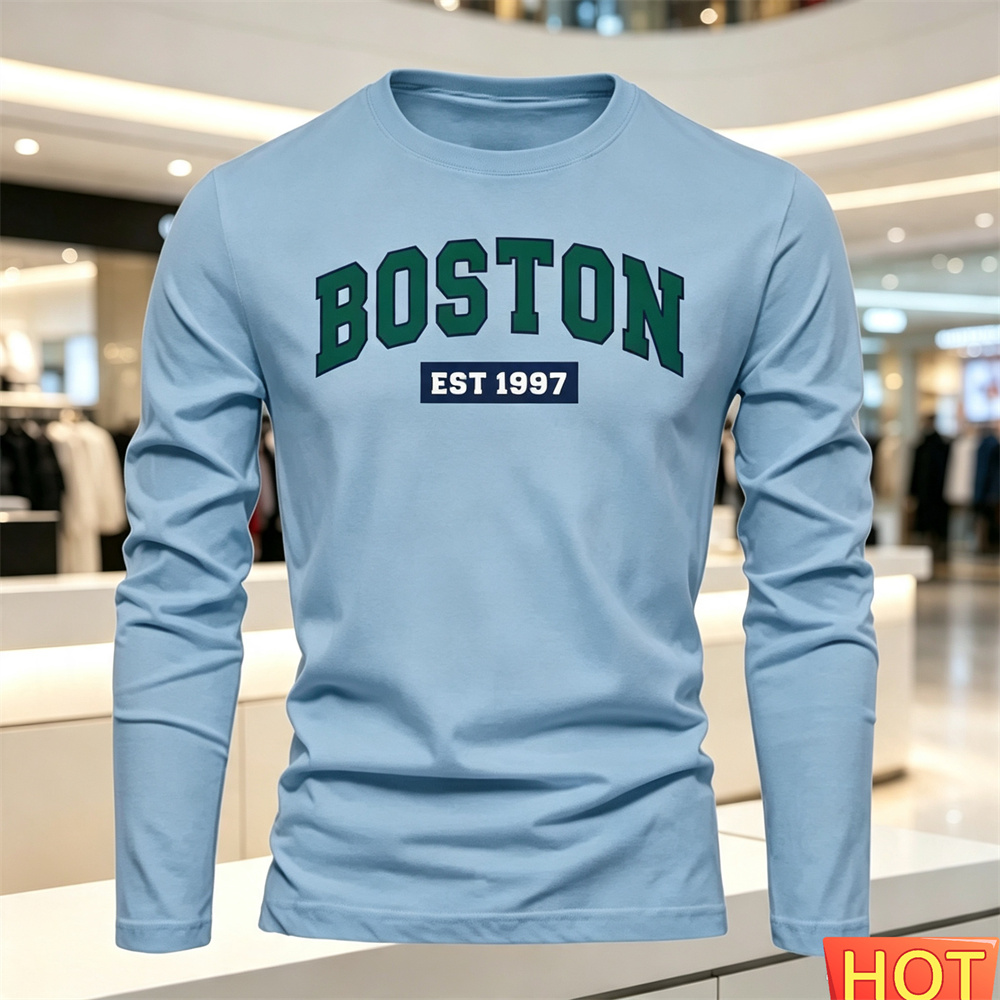 Autumn Summer Men's long sleev - Men'S Fashion Y2K review and price