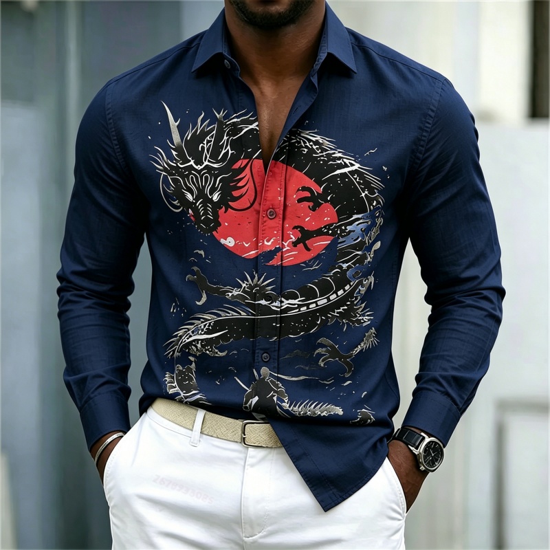 2026 New Men's Shirt White Bla - Mens Fashion Trend review and price