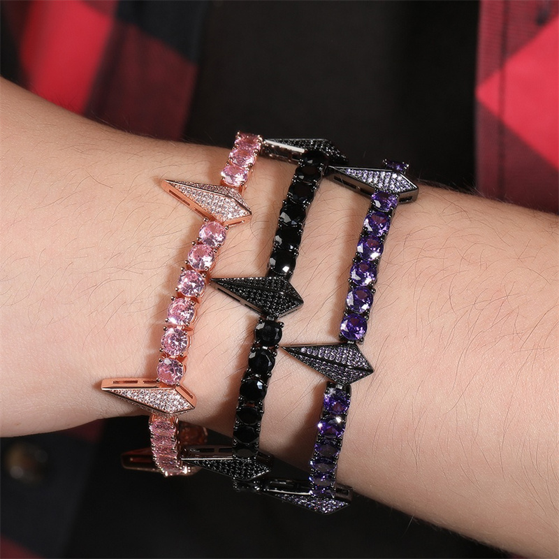 8inch Punk Hip Hop Spiked Brac - Men'S Fashion Night Out review and price