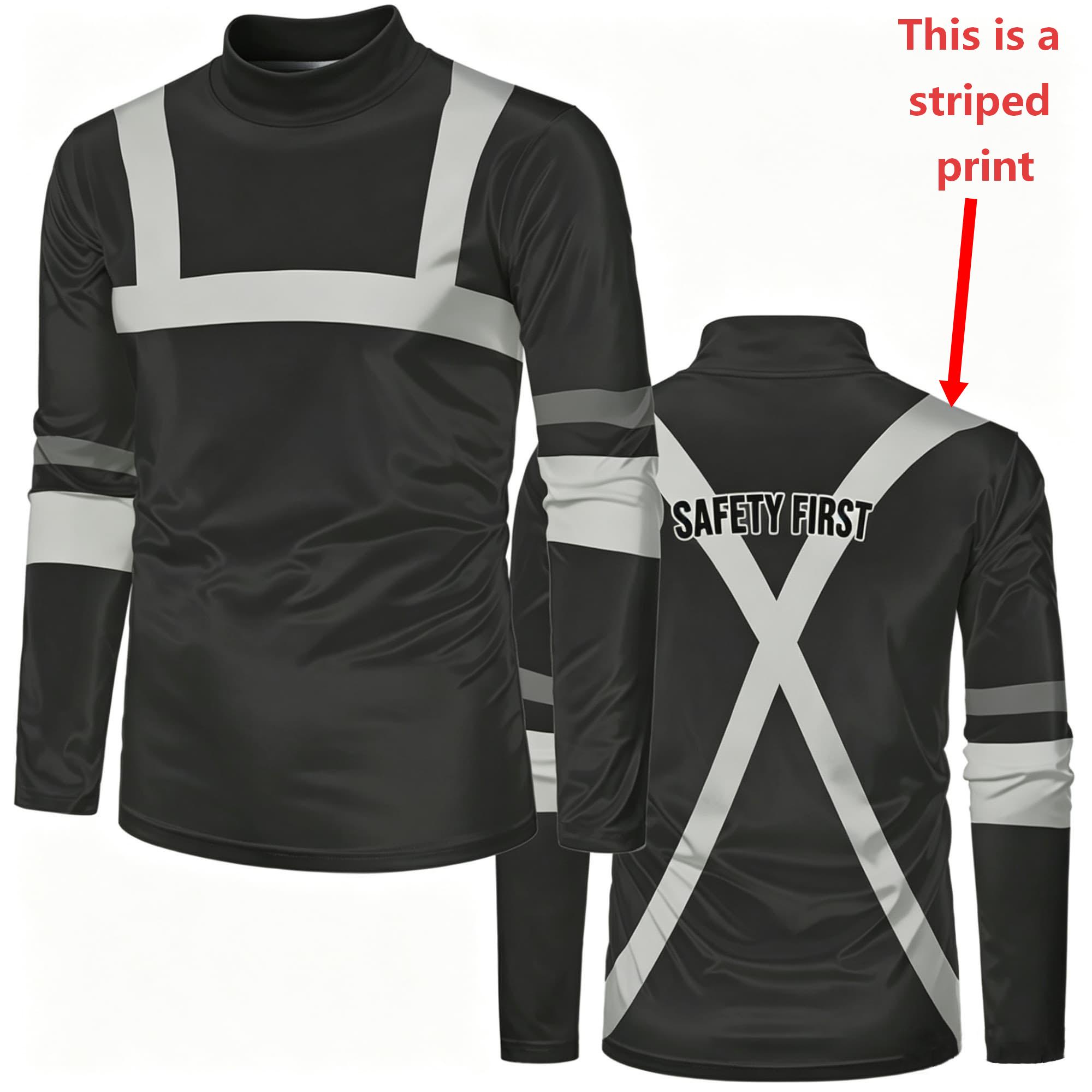 Men Mock Neck Long Sleeve T‑Sh - Men'S Fashion T Shirts review and price