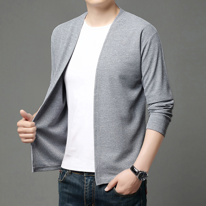 Spring and Summer Solid Color  - Men'S Fashion Zip Sweater review and price