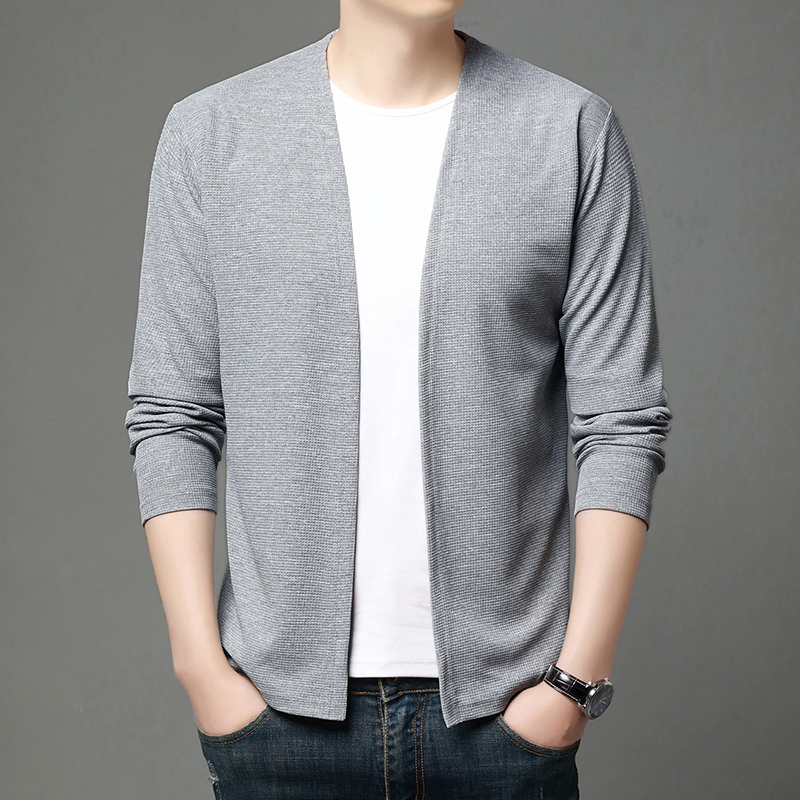 Spring and Summer Solid Color  - Men'S Fashion Zip Sweater review and price