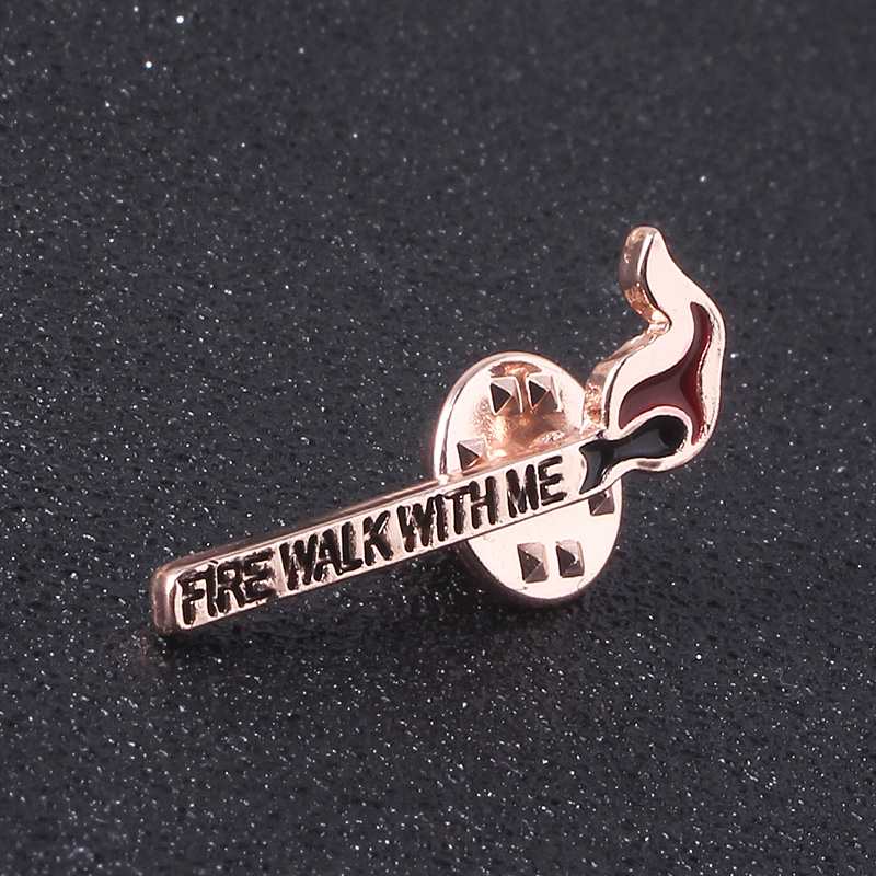 Twin Peaks Enamel Badge Brooch - Jeans Shirt Fashion For Men review and price
