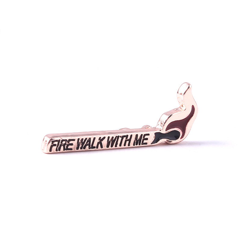 Twin Peaks Enamel Badge Brooch - Jeans Shirt Fashion For Men review and price