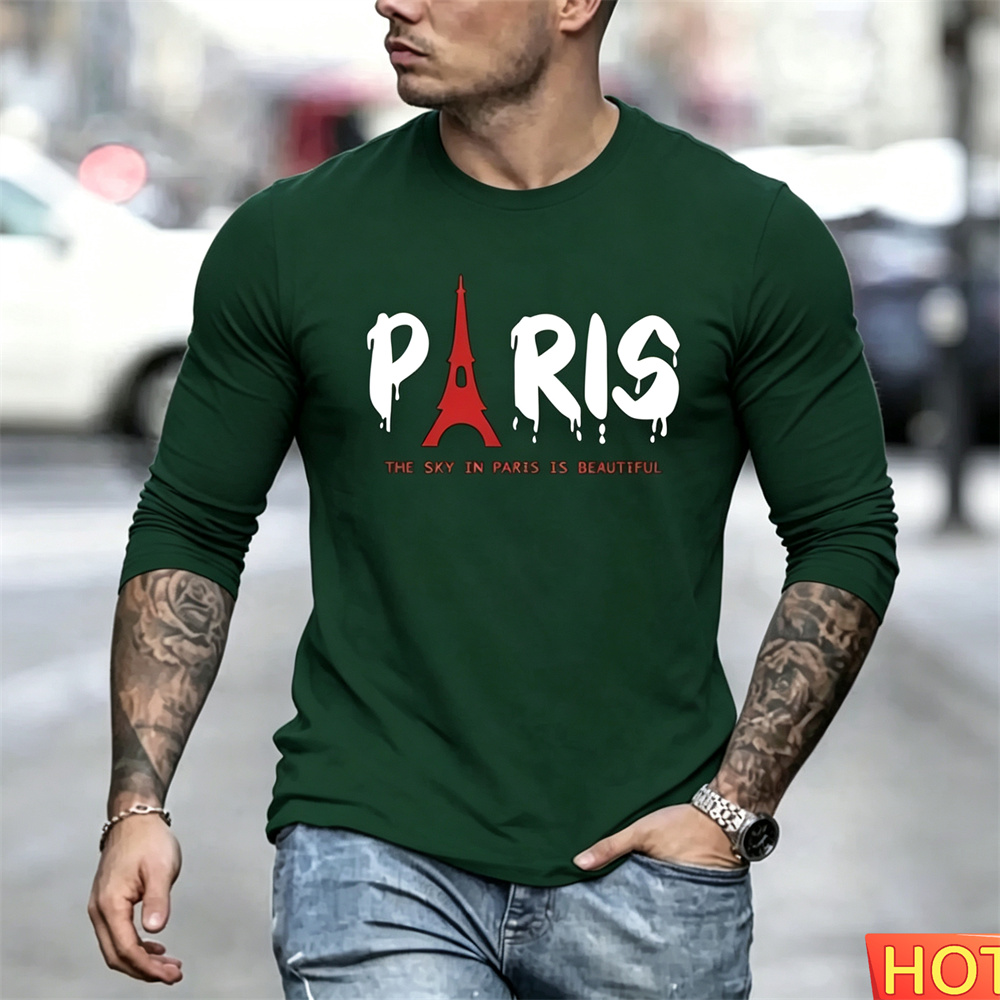 Autumn Men's Long Sleeved T-sh - Men'S Fashion Y2K review and price