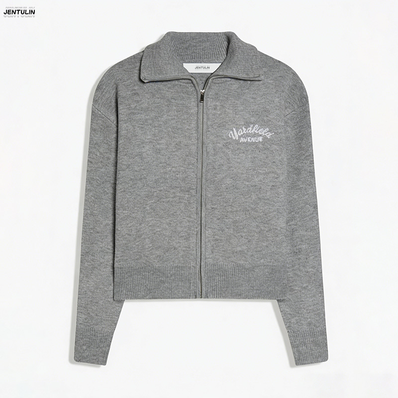 Retro Spliced ​​Zipper Knitted - Men'S Fashion Zip Sweater review and price