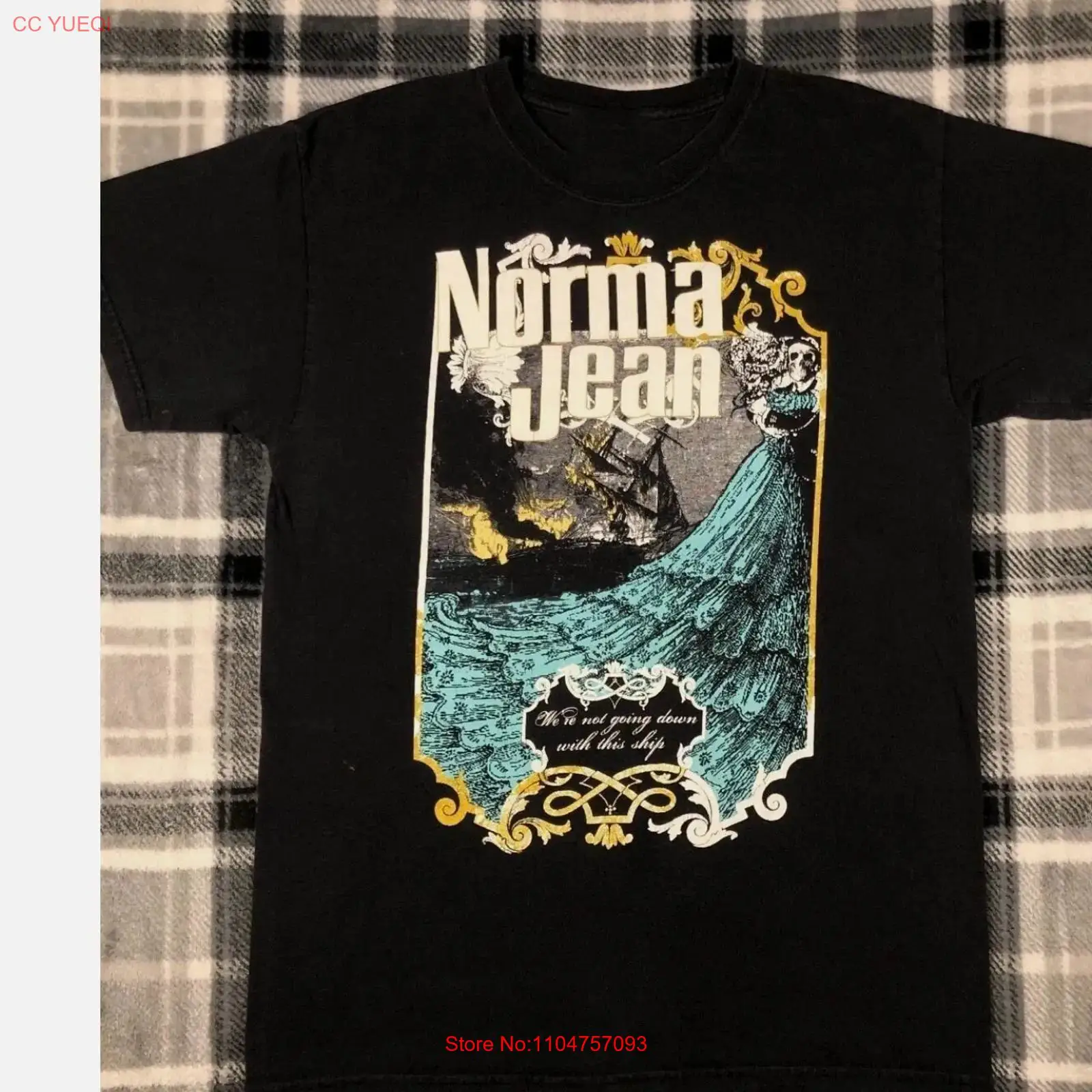 Rare Norma Jean Tour 2005 Band - Jeans Shirt Fashion For Men review and price