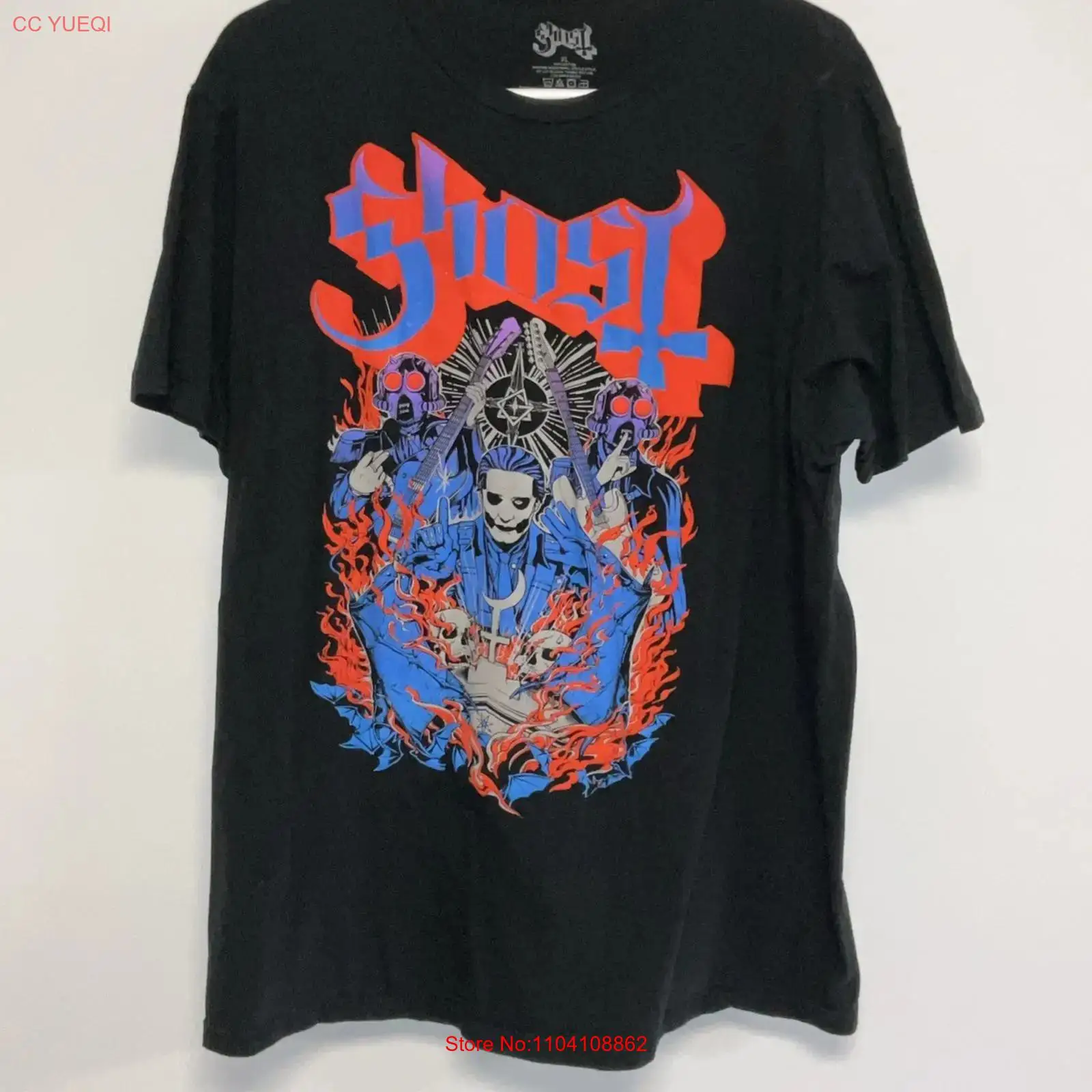 Ghost  T Shirt Men s Large Bla - Mens Fashion Black Shirt review and price