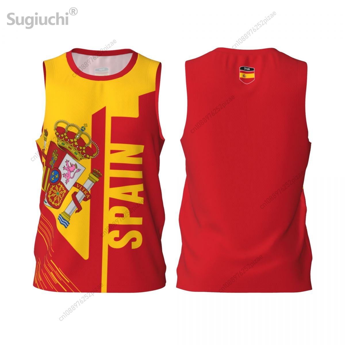Custom Name Number Spain 3D Fl - Men'S Fashion Names review and price
