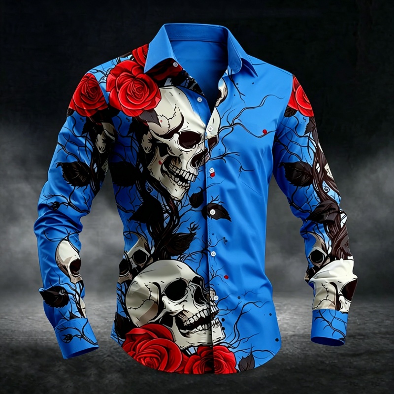 Men Stylish Button‑Up Shirt Vi - Men'S Fashion Night Out review and price