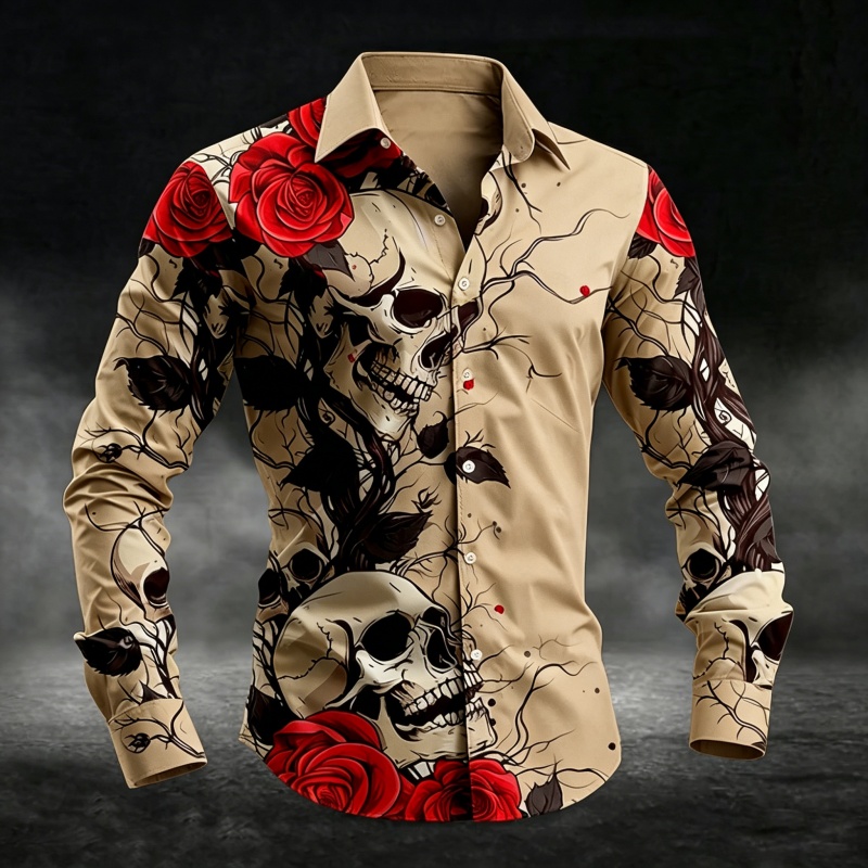 Men Stylish Button‑Up Shirt Vi - Men'S Fashion Night Out review and price