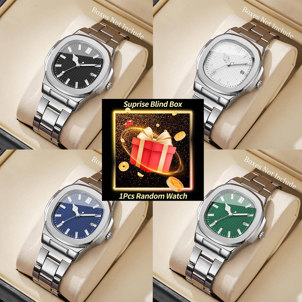 1PC Surprise Mystery Watch Bli - Men'S Fashion Box review and price