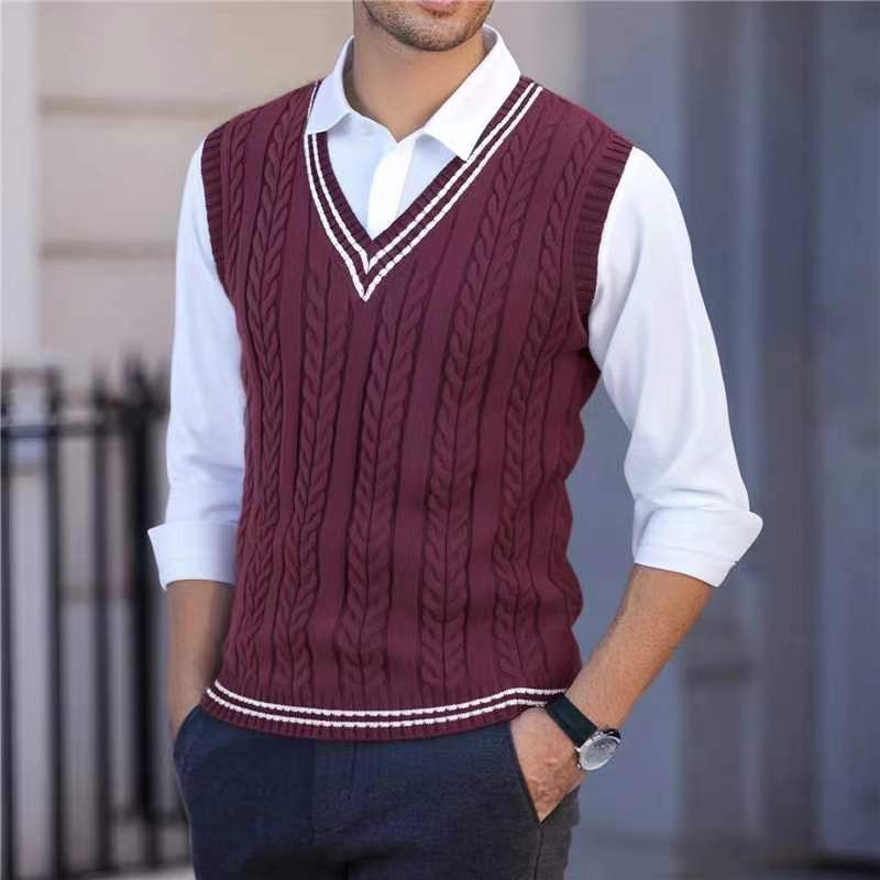 2026 Men's Knitted V-Neck Swea - Men'S Fashion Zip Sweater review and price